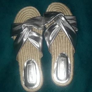 Forever 21 silver sandals